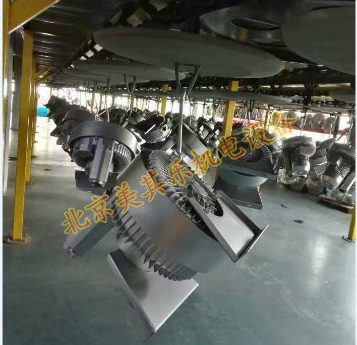 高壓鼓風(fēng)機噴漆烘干